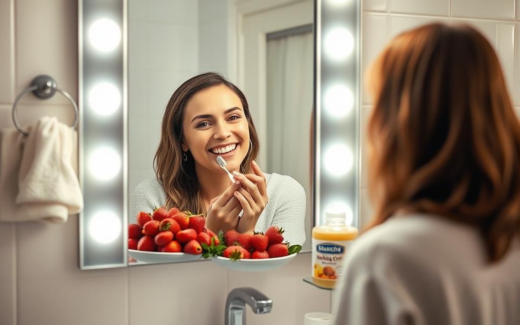 dientes más blancos en casa